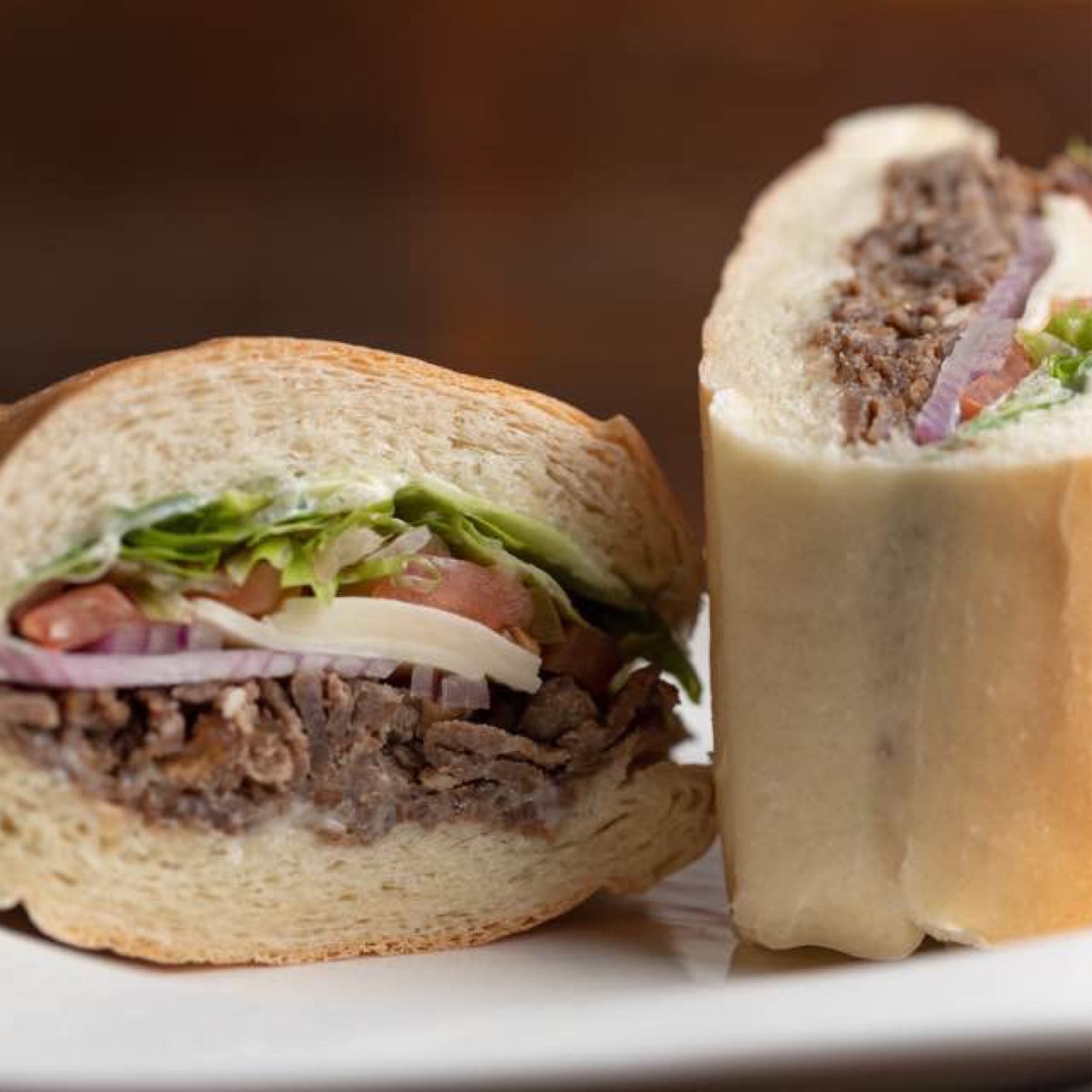 Bulgogi Rib-Eye Cheese Steak Sandwich