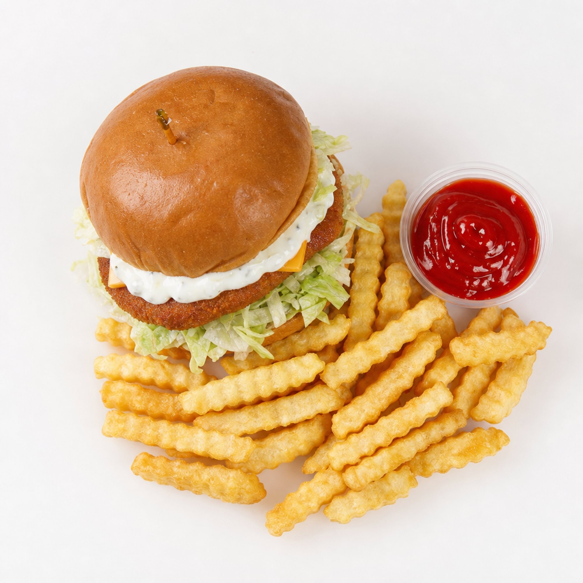 Fish Burger w/ Fries