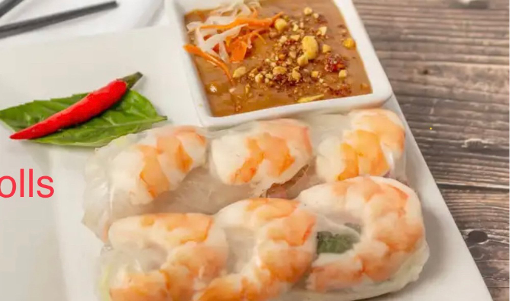 A2. Fresh Spring Rolls (Gỏi cuốn)