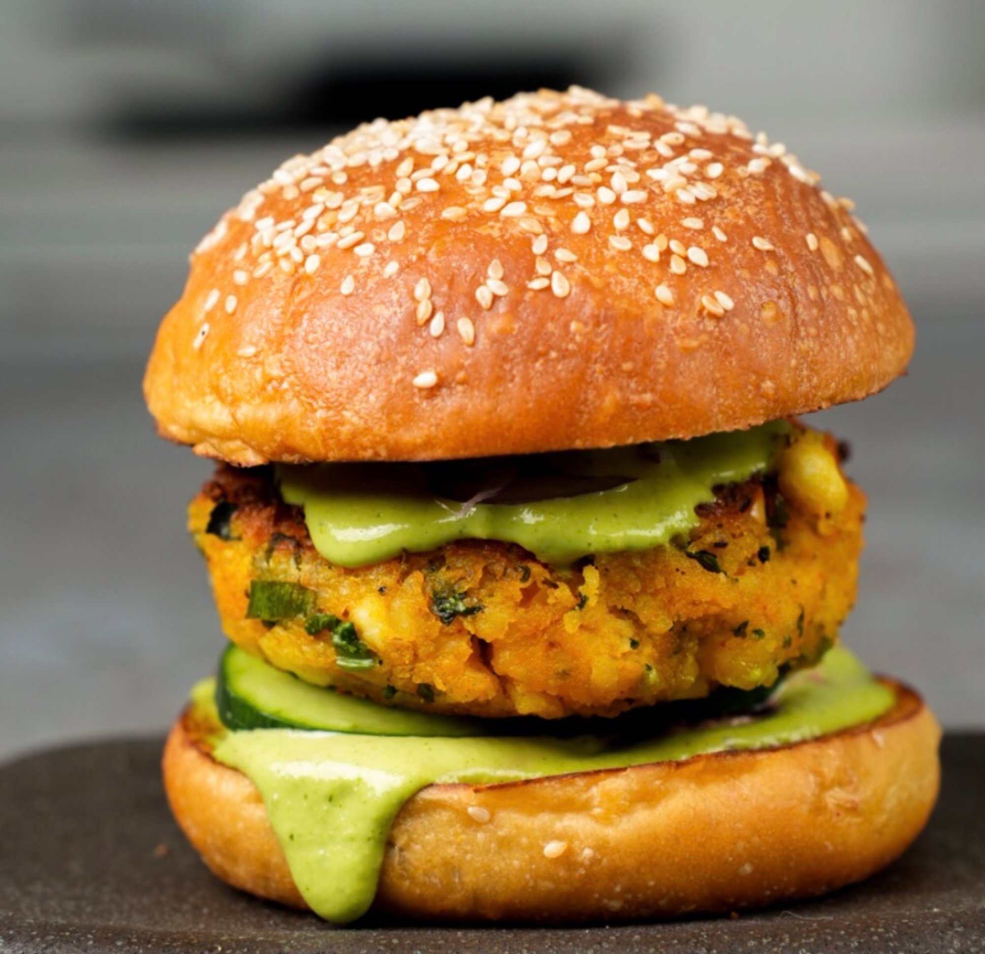 Butter Chicken Burger