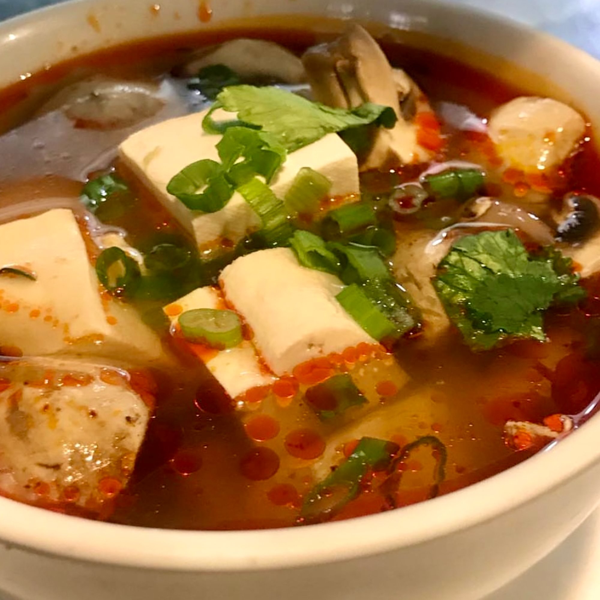 Tom Yum: Thai Hot n Sour Soup - cup
