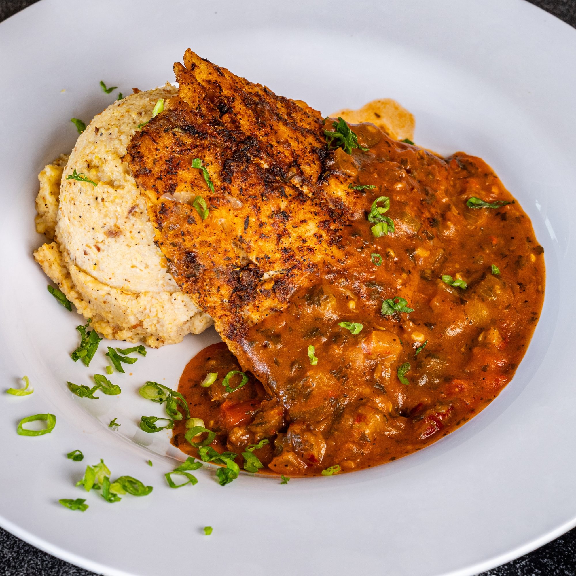 Fish & crawfish etouffee