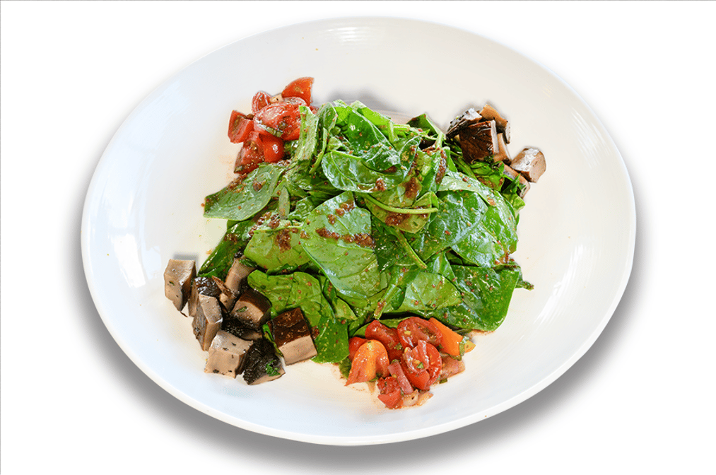 Spinach & Portobello Salad