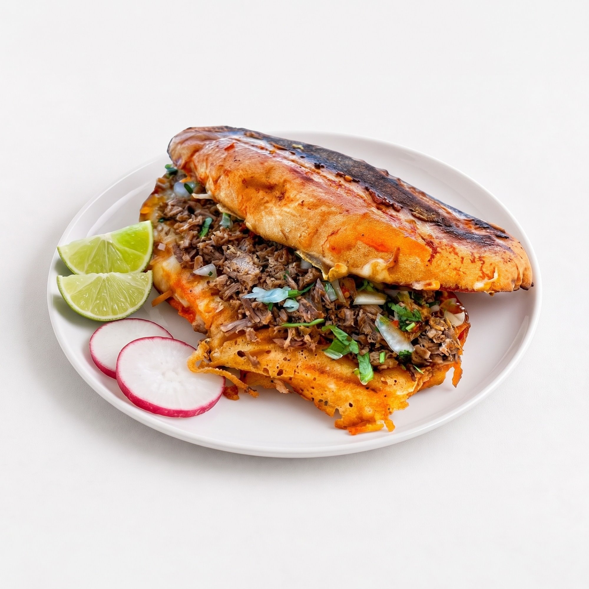 Torta de Barbacoa de Res (Beef Barbacoa Sandwich)