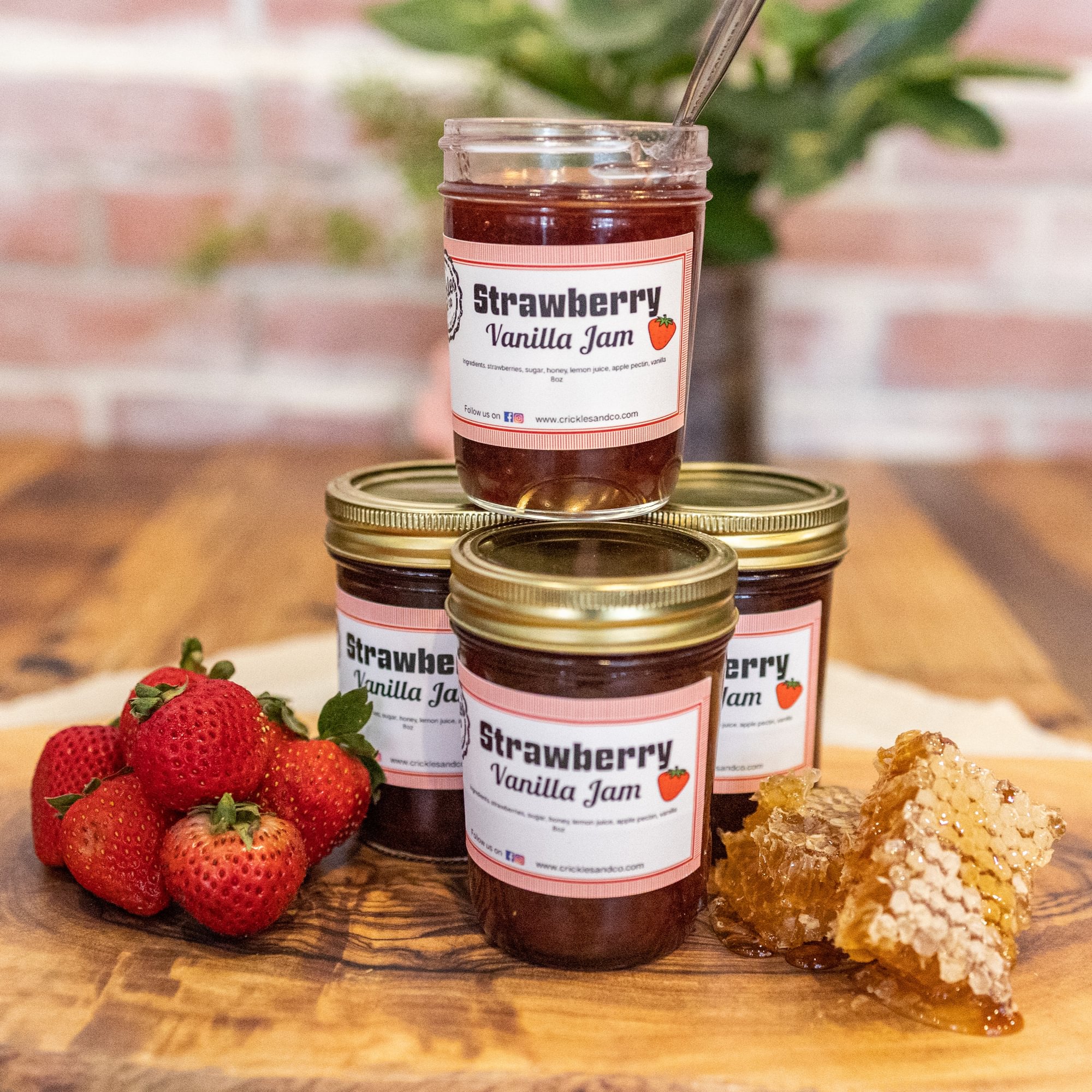 Crickles Signature Strawberry Vanilla Jam