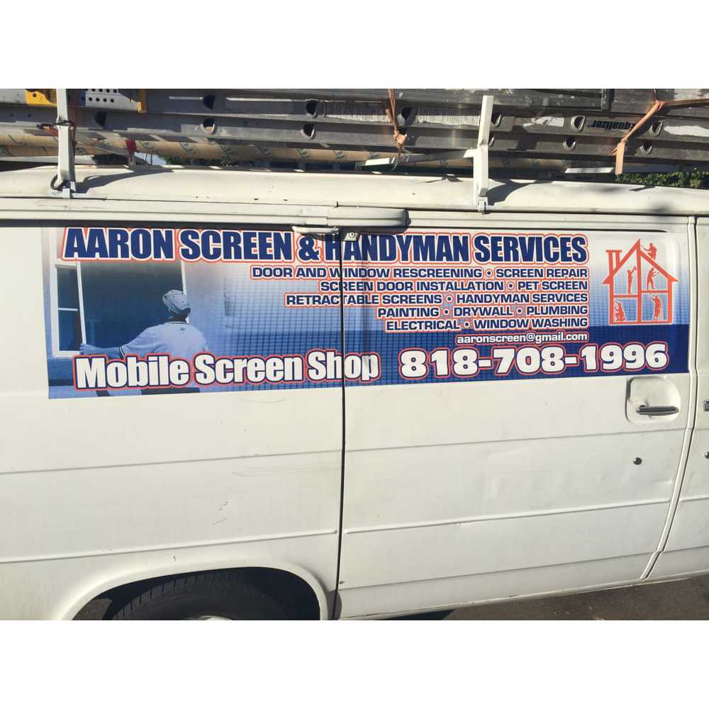 Aaron Screen Service Logo