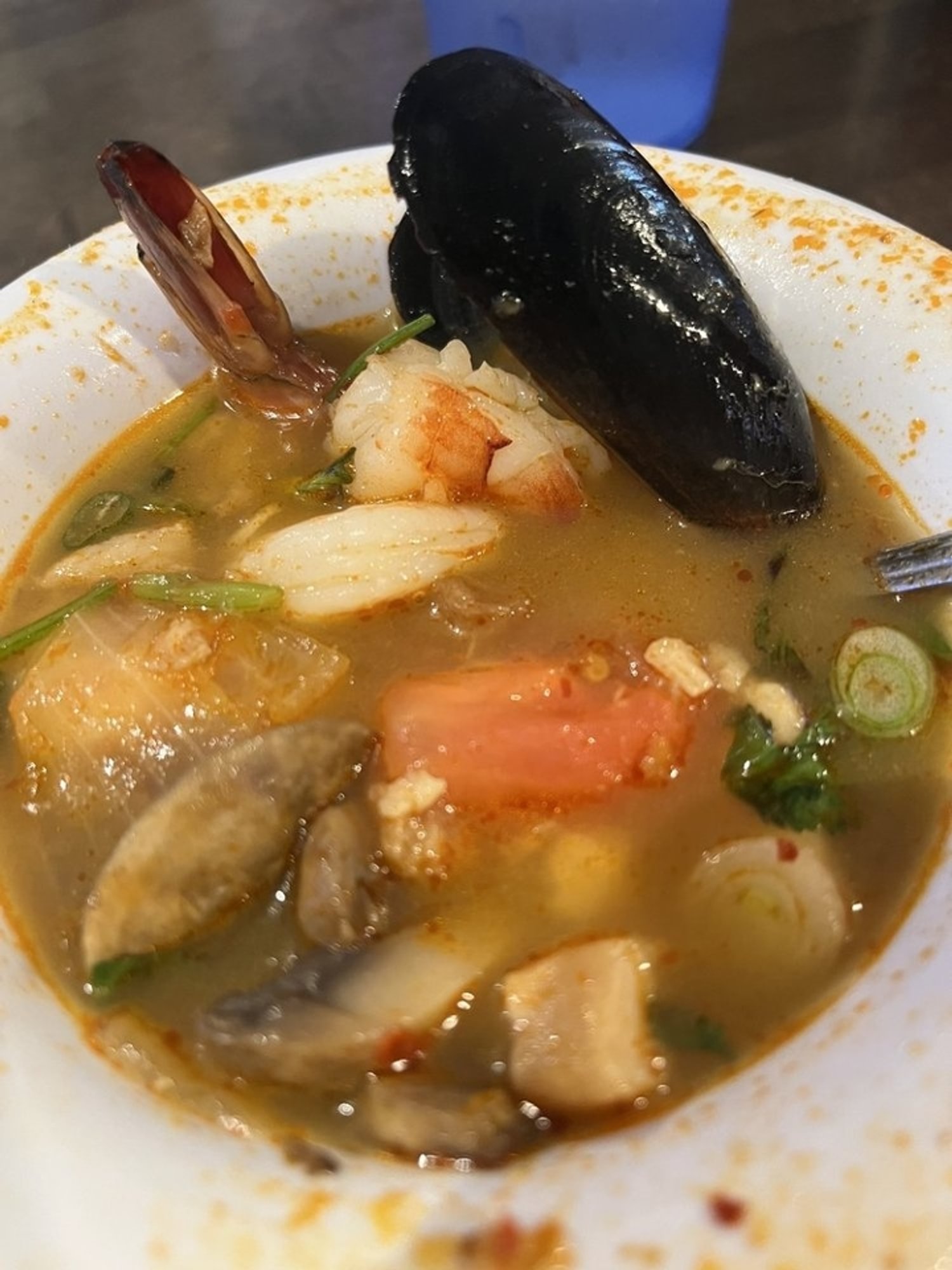 Tom Yum Seafood Soup