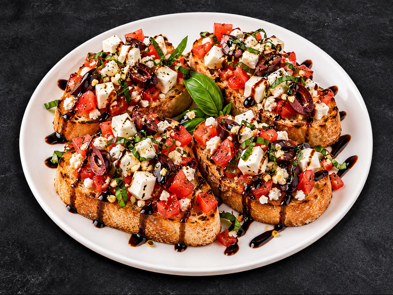 Bruschetta (Caprese Style)