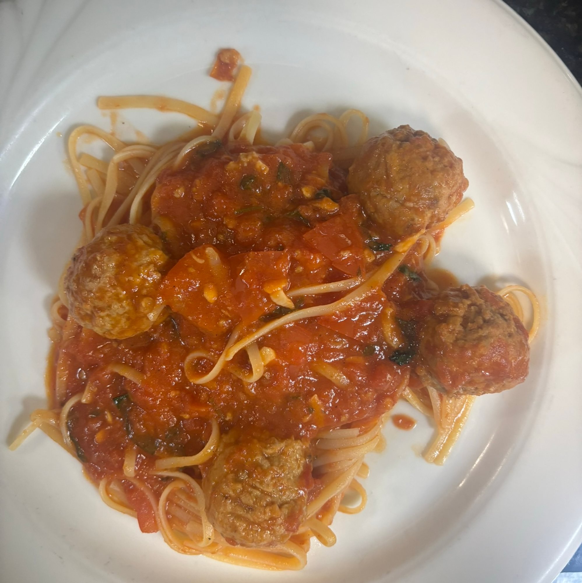 Linguine with Meatballs