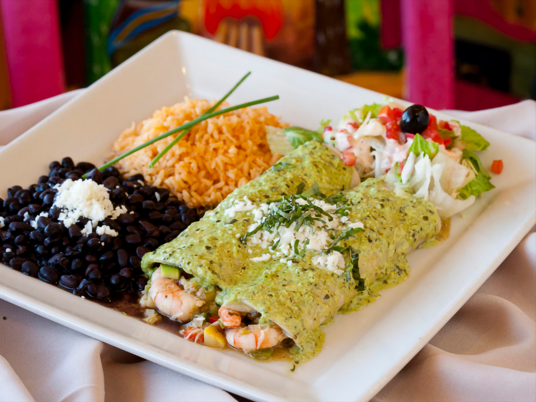 Shrimp & Crab Enchiladas