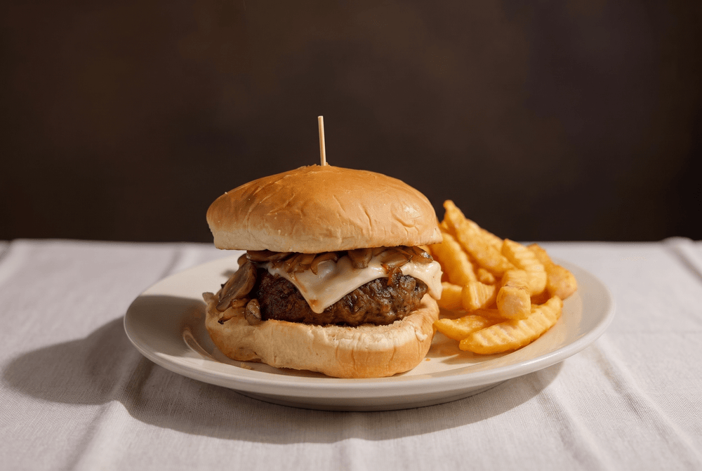 Mushroom & Swiss Burger