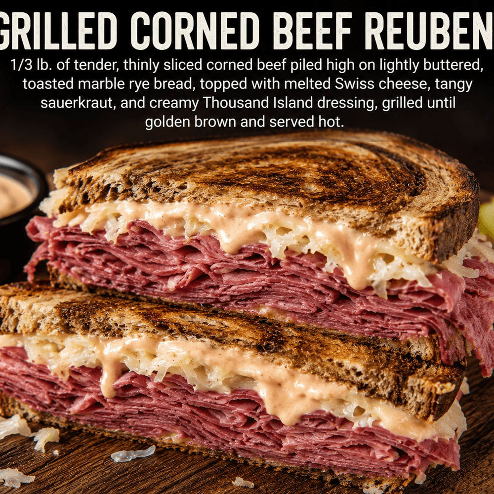 Grilled Corned Beef Reuben