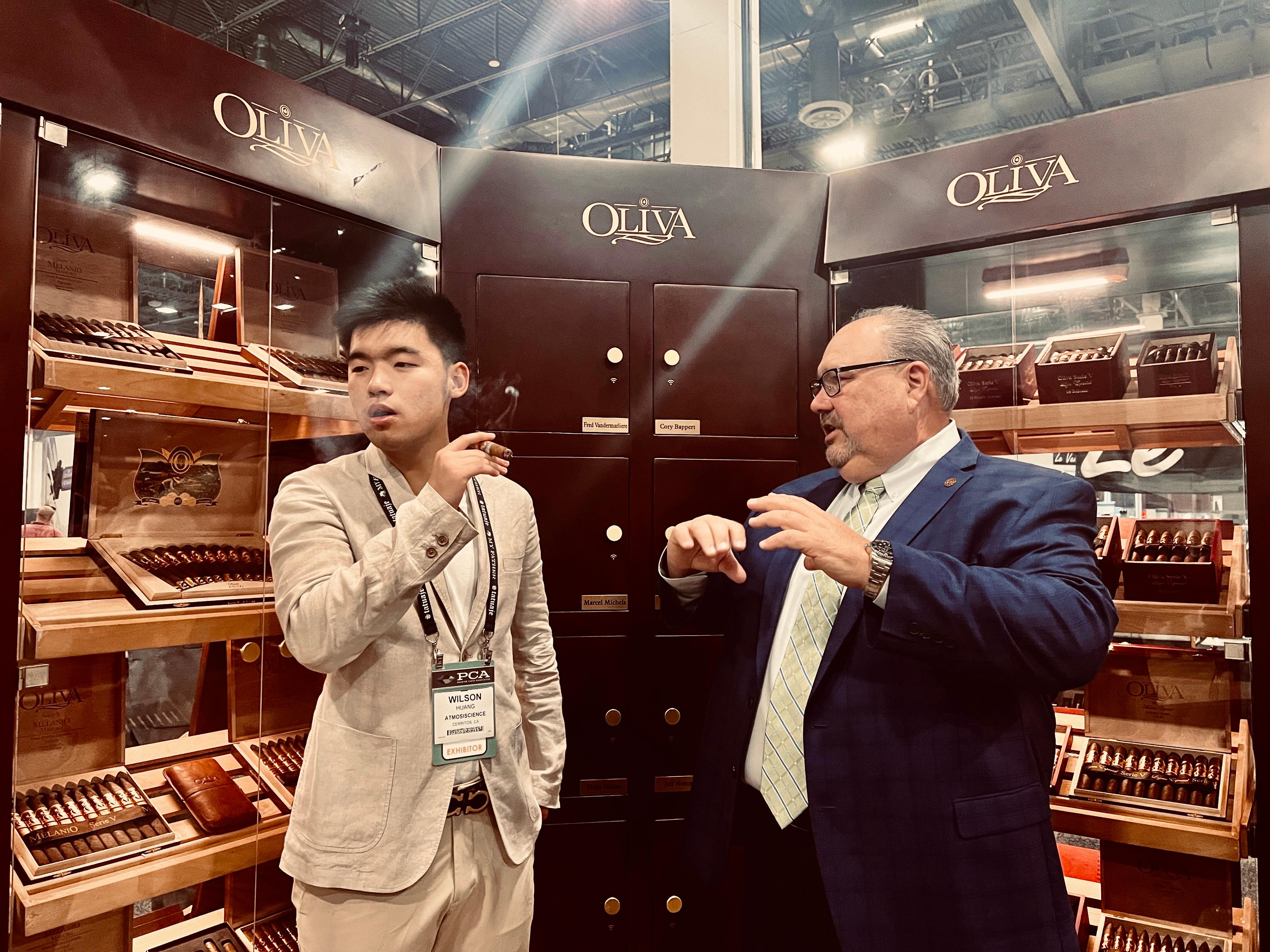 With Nick Zaglifa of Oliva Cigars