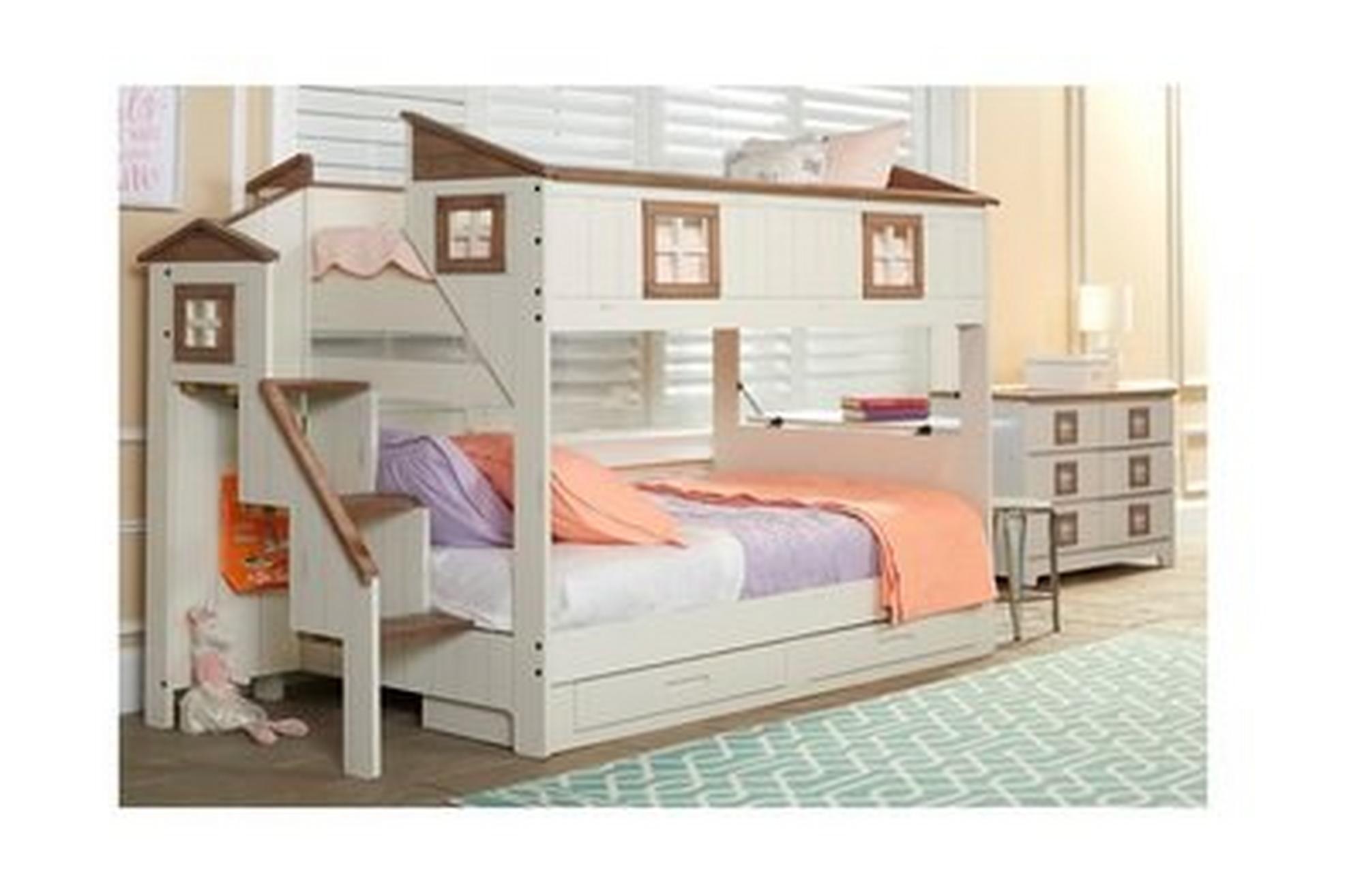 Twin Home Sweet Home Bunk Bed w/Storage 