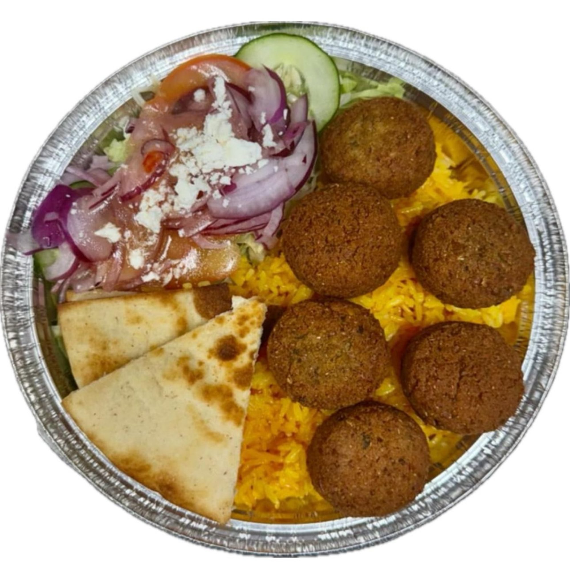 Falafel Over Rice