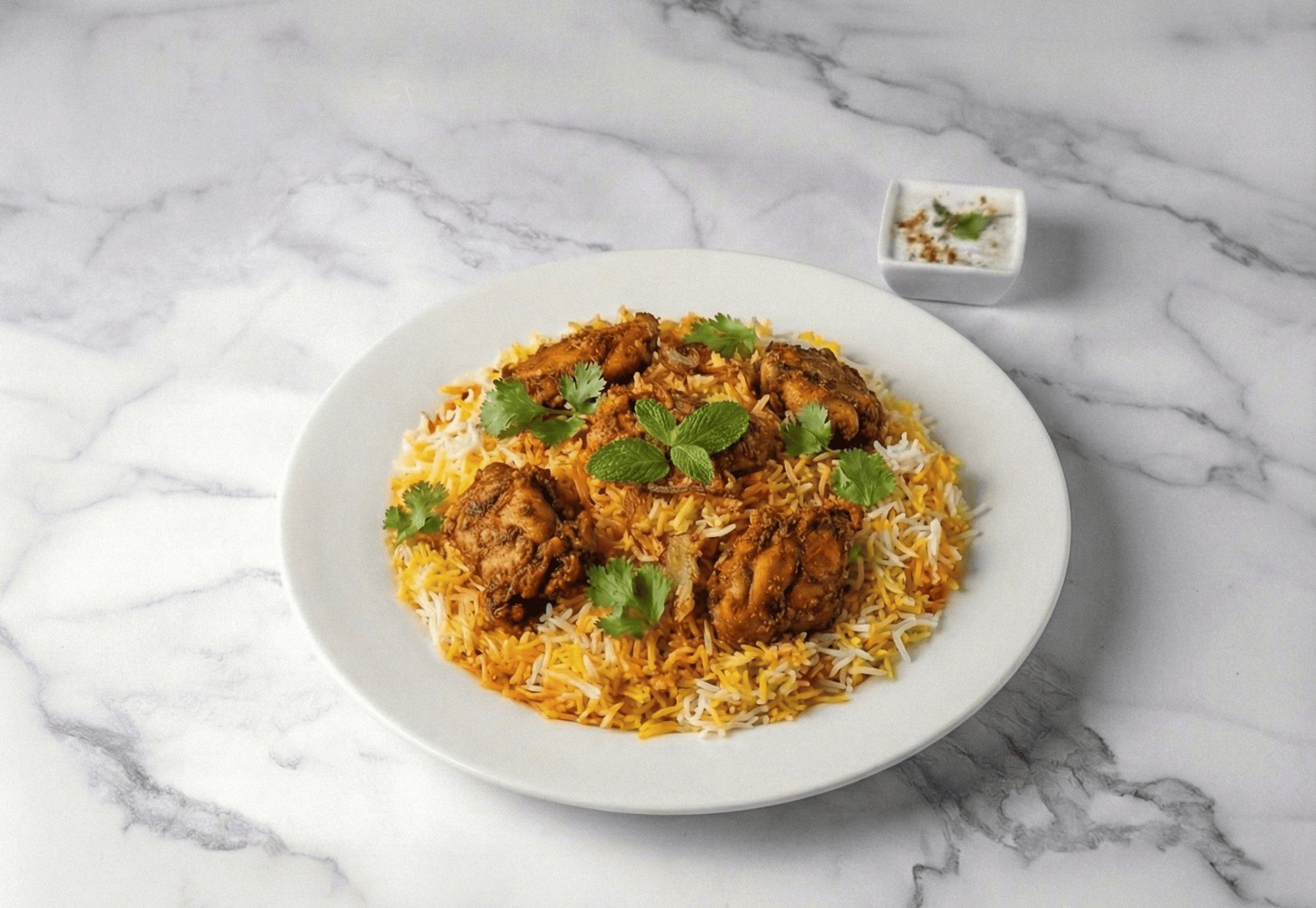 Chicken Dum Biryani (Hyderabadi)