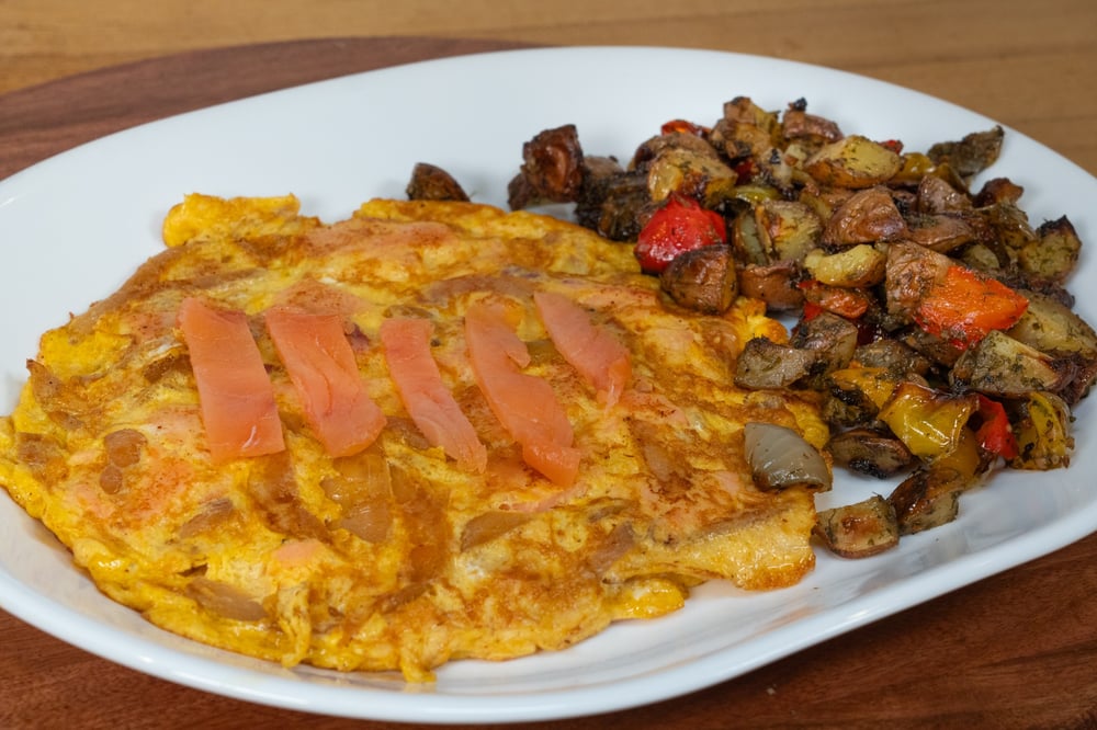 Lox Egg Platter