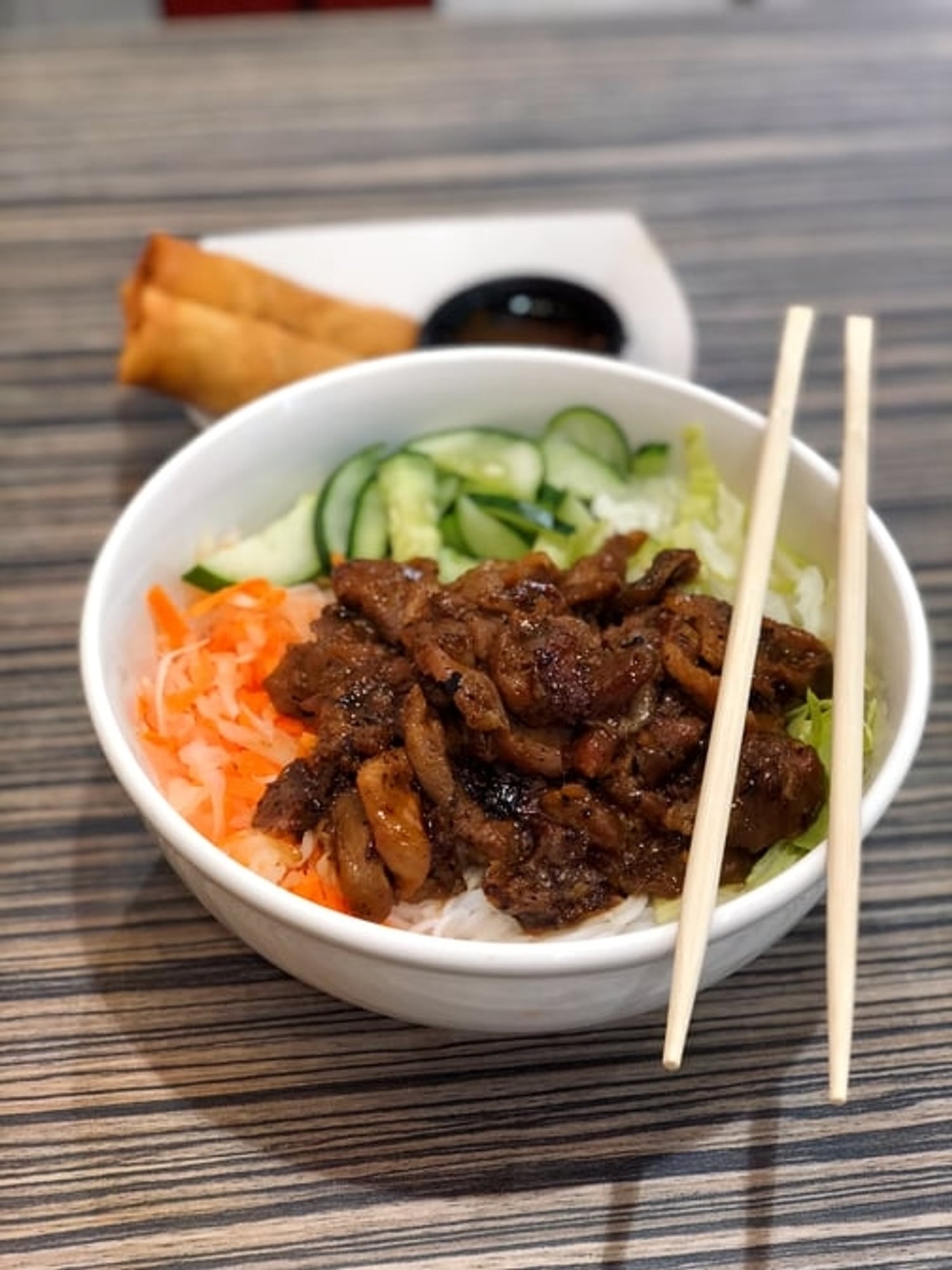 Lemongrass Pork Noodle Bowl
