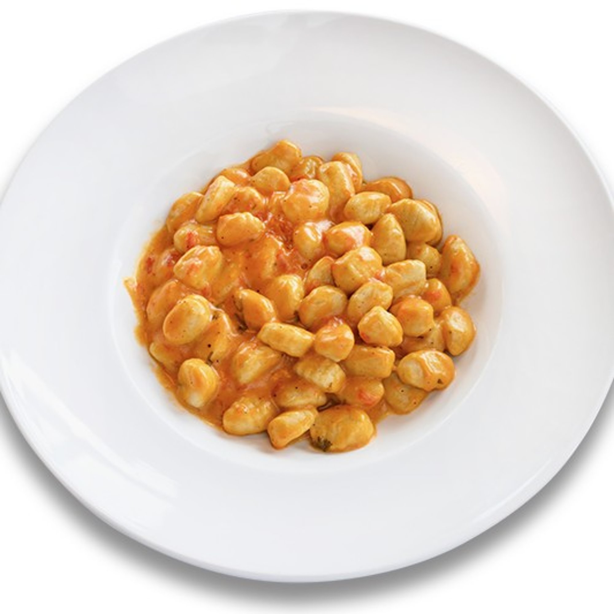 Potato Gnocchi Pink Sauce Pasta