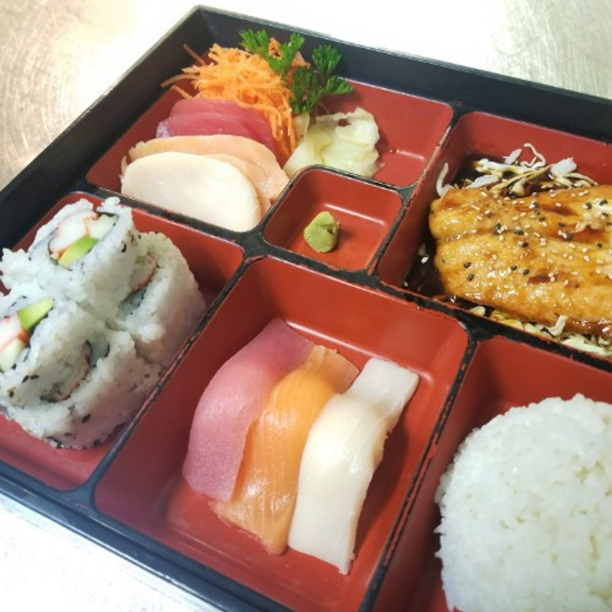 Sushi, Sashimi and Teriyaki