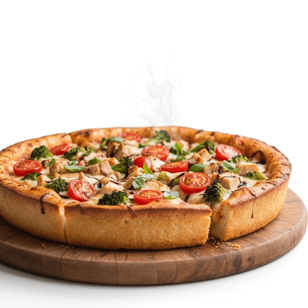 Chicken Bruschetta Pan Pizza