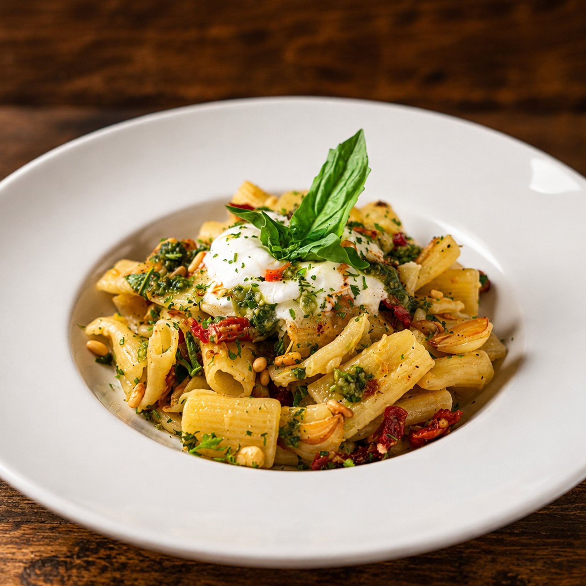 Rigatoni Burrata al Limone