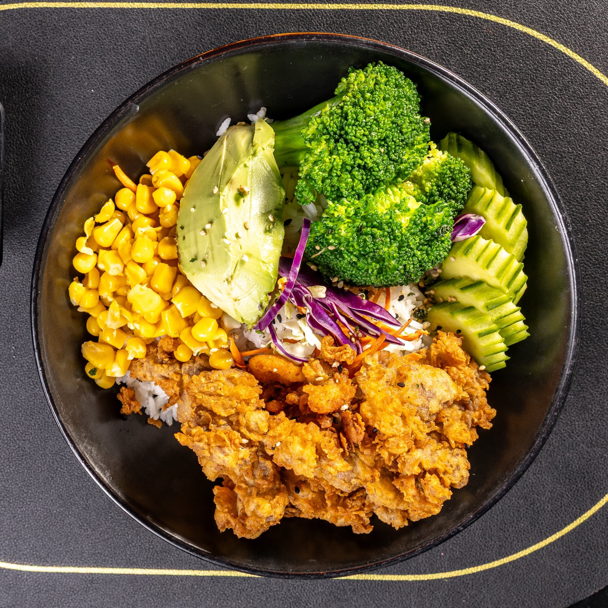 Crispy Beef Teriyaki Rice Bowl L