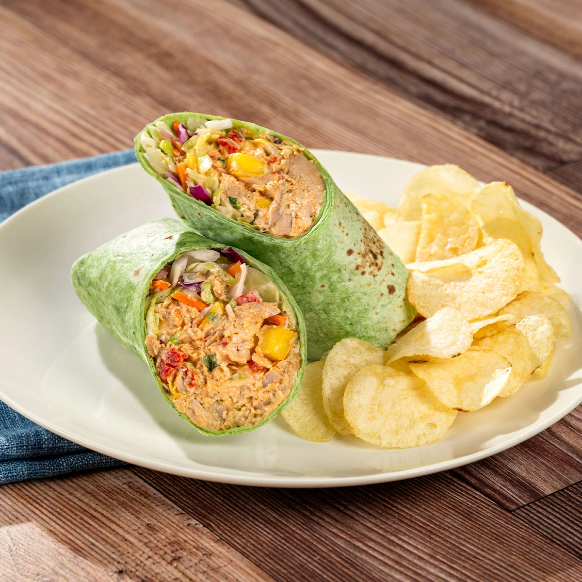 Jerk Chicken Salad Wrap