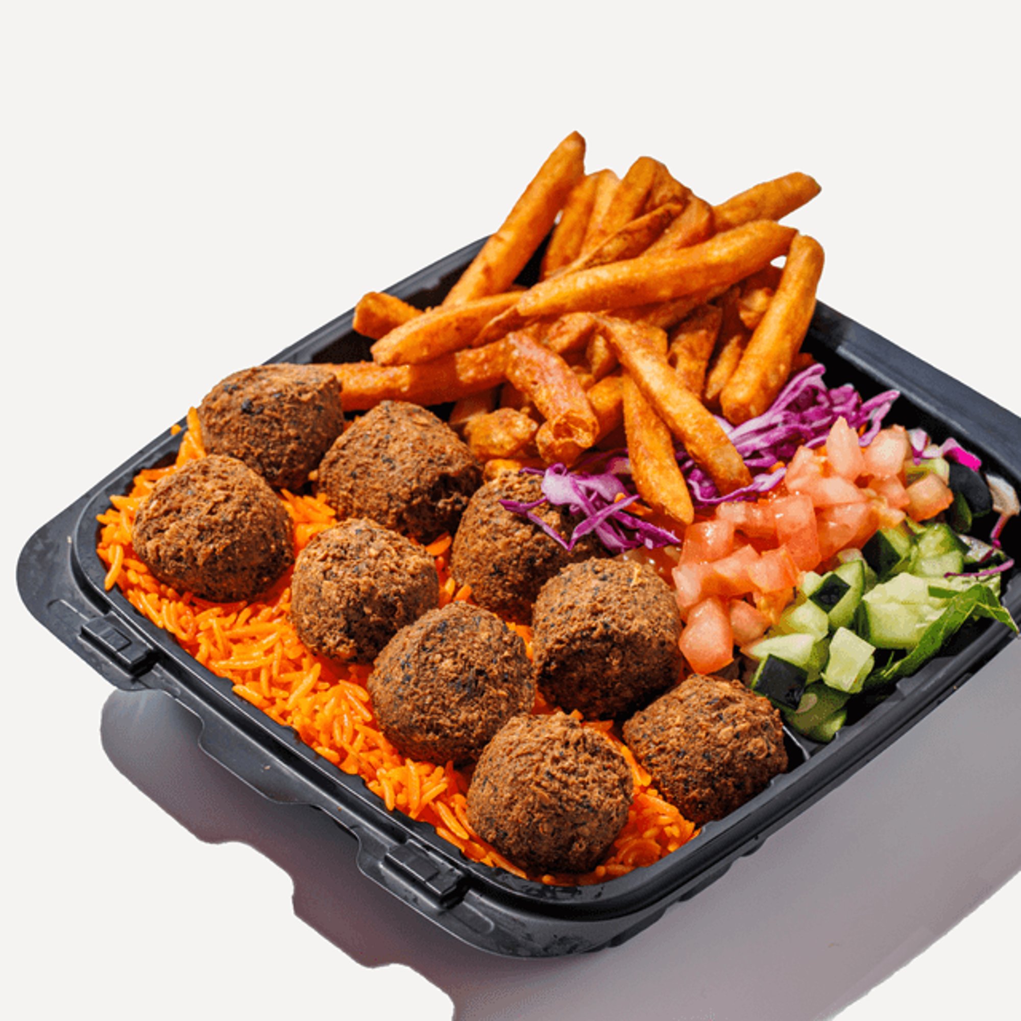 Falafel Over Rice