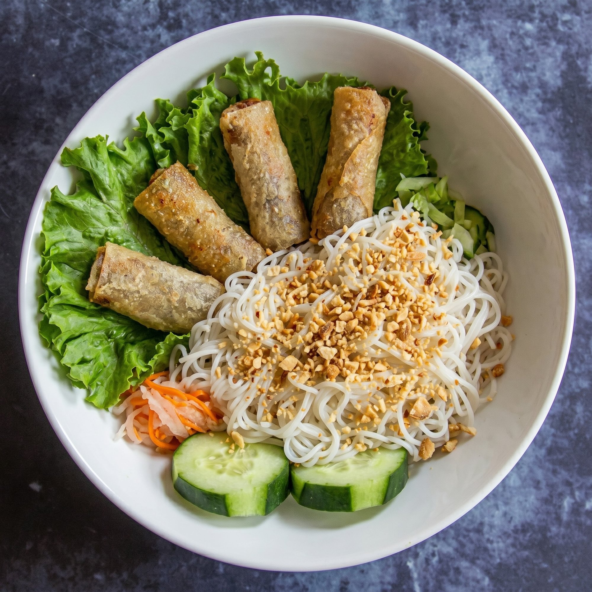 V3. Spring Rolls W. Vermicelli