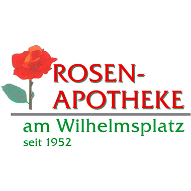 Logo der Rosen-Apotheke am Wilhelmsplatz