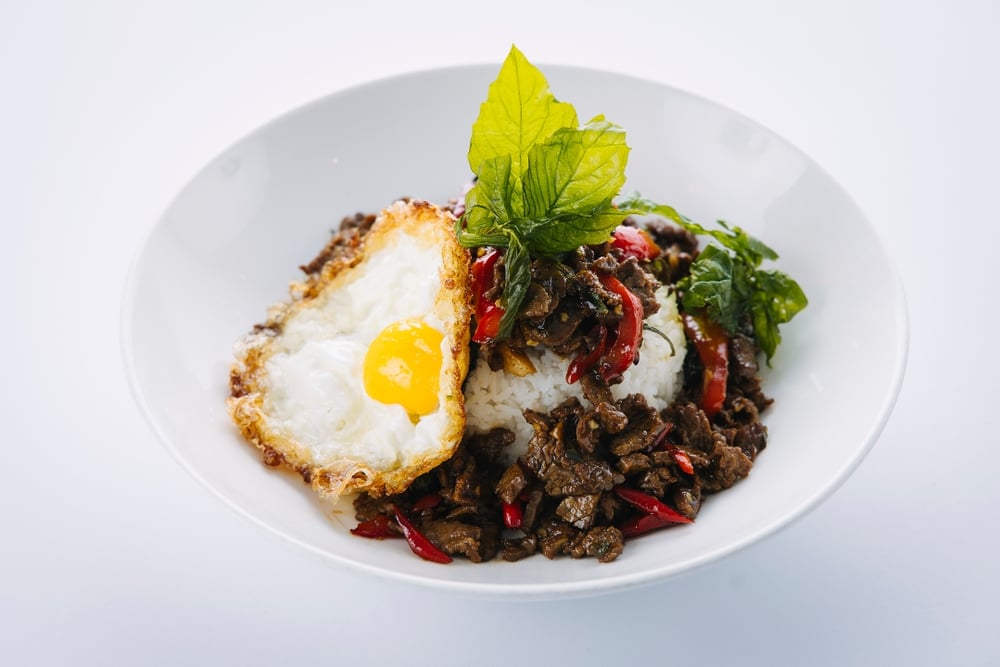 Krapow Neau Kai Dao