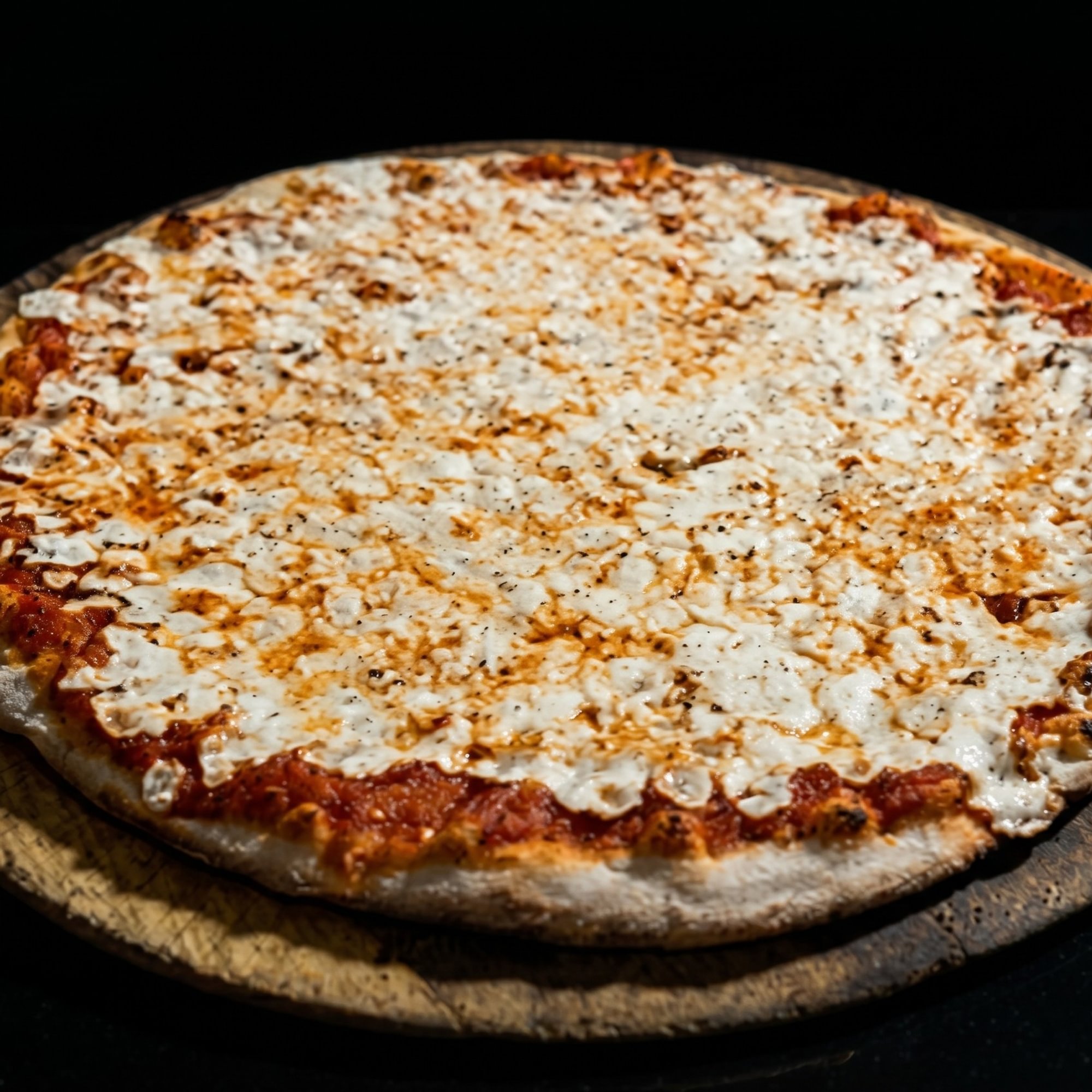 Tomato mozzarella pizza