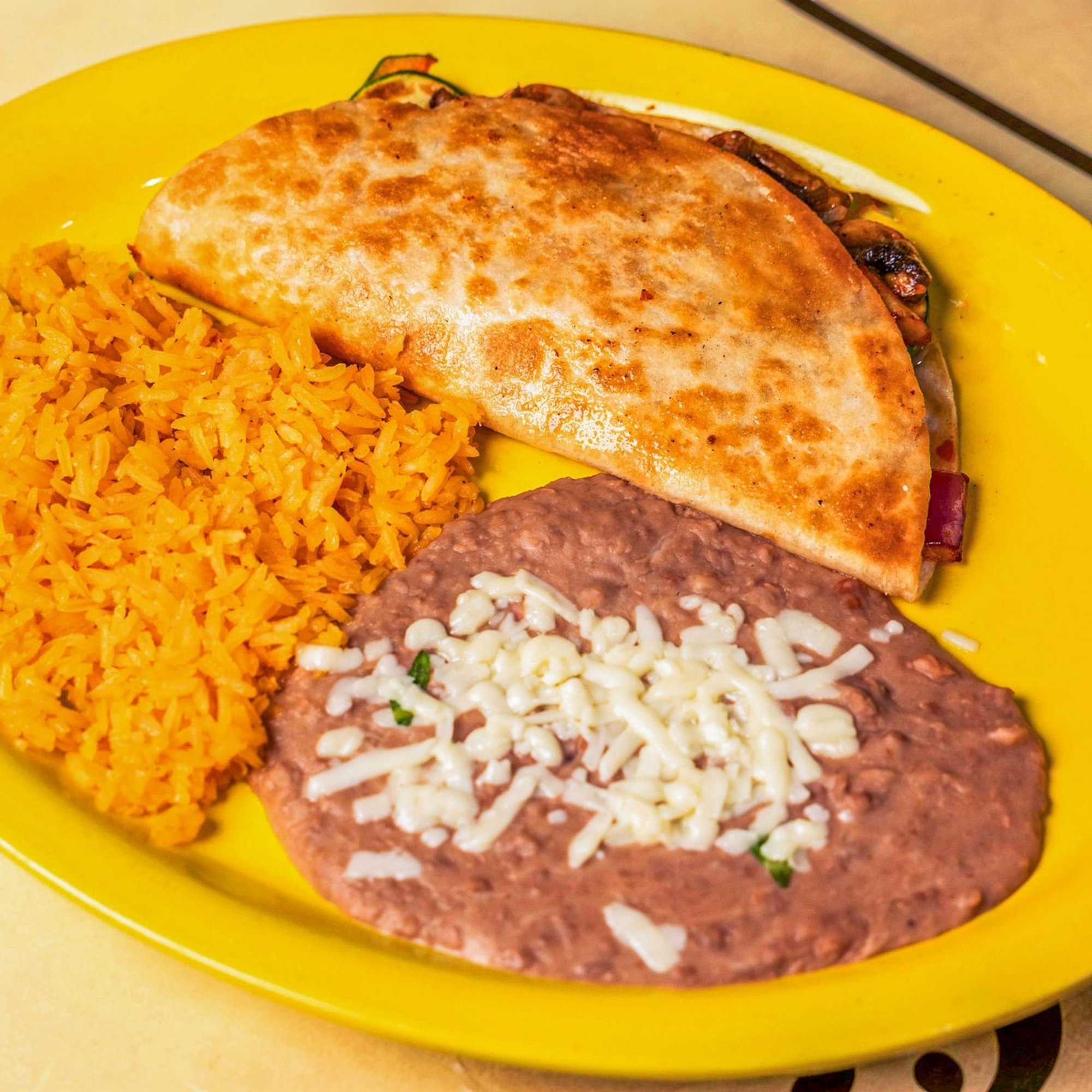 V4. Vegetarian Quesadilla