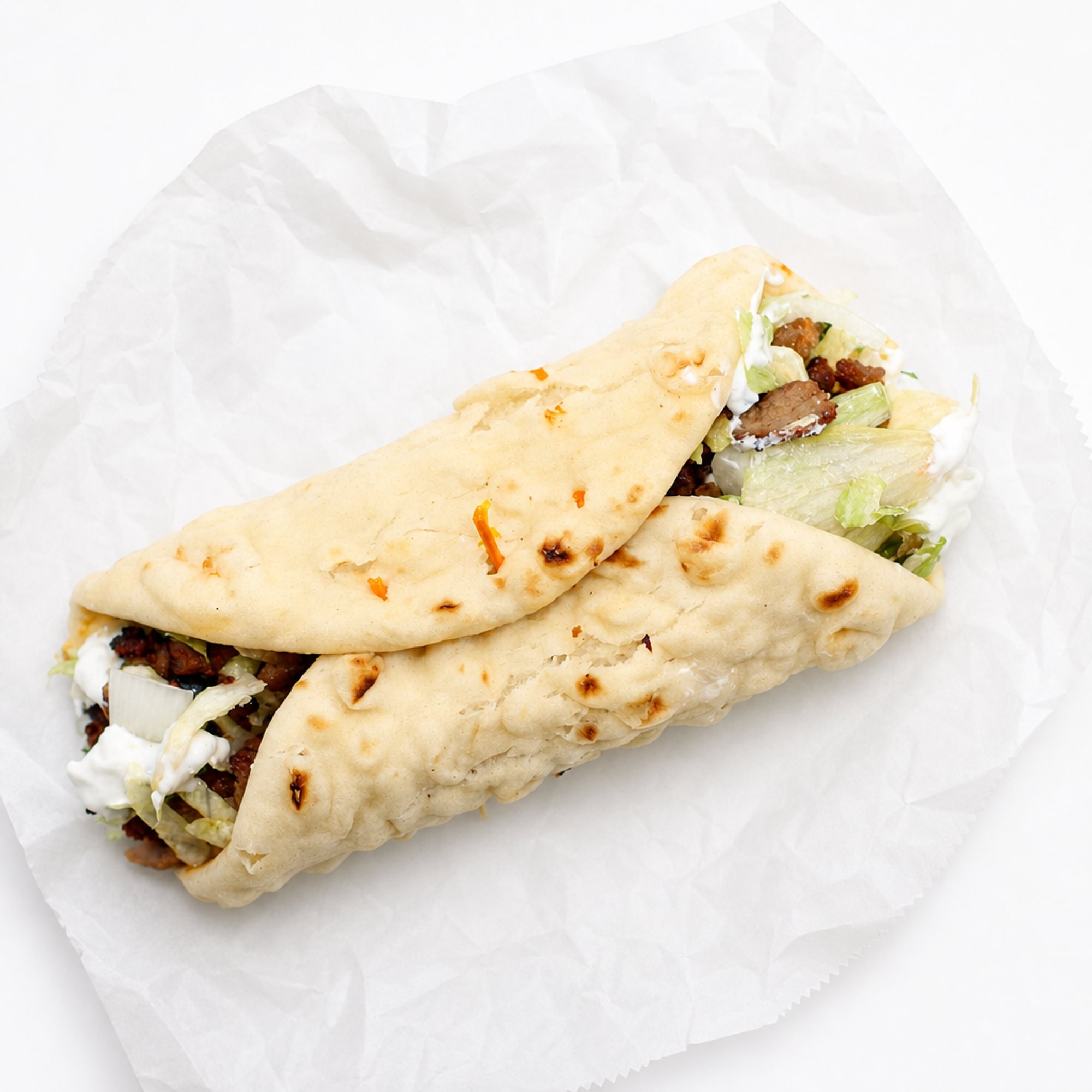 Mediterranean Gyro Wrap w/ Fries
