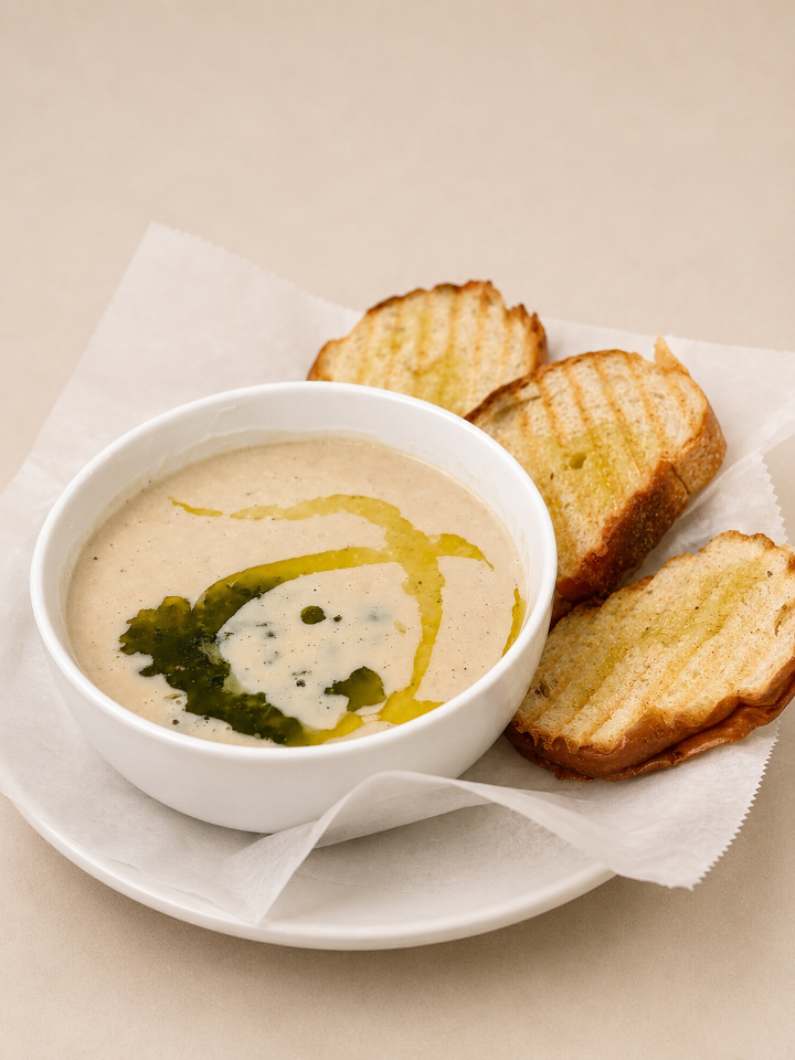 White Bean & Pesto Soup