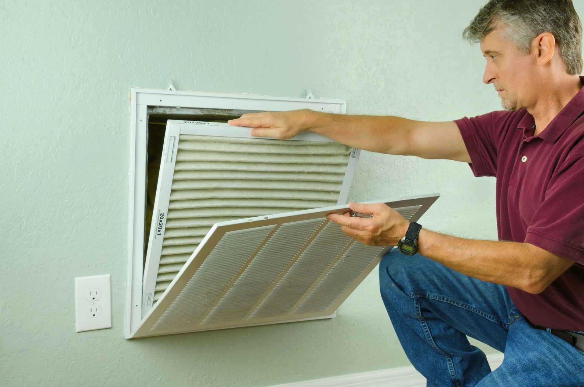 Residential air duct cleaning