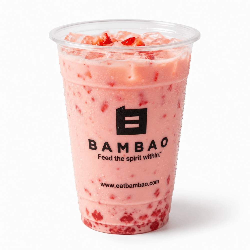 Coconut Strawberry Milk Tea