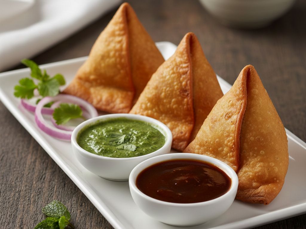 Vegetable Samosa (V, GF, NF, DF)