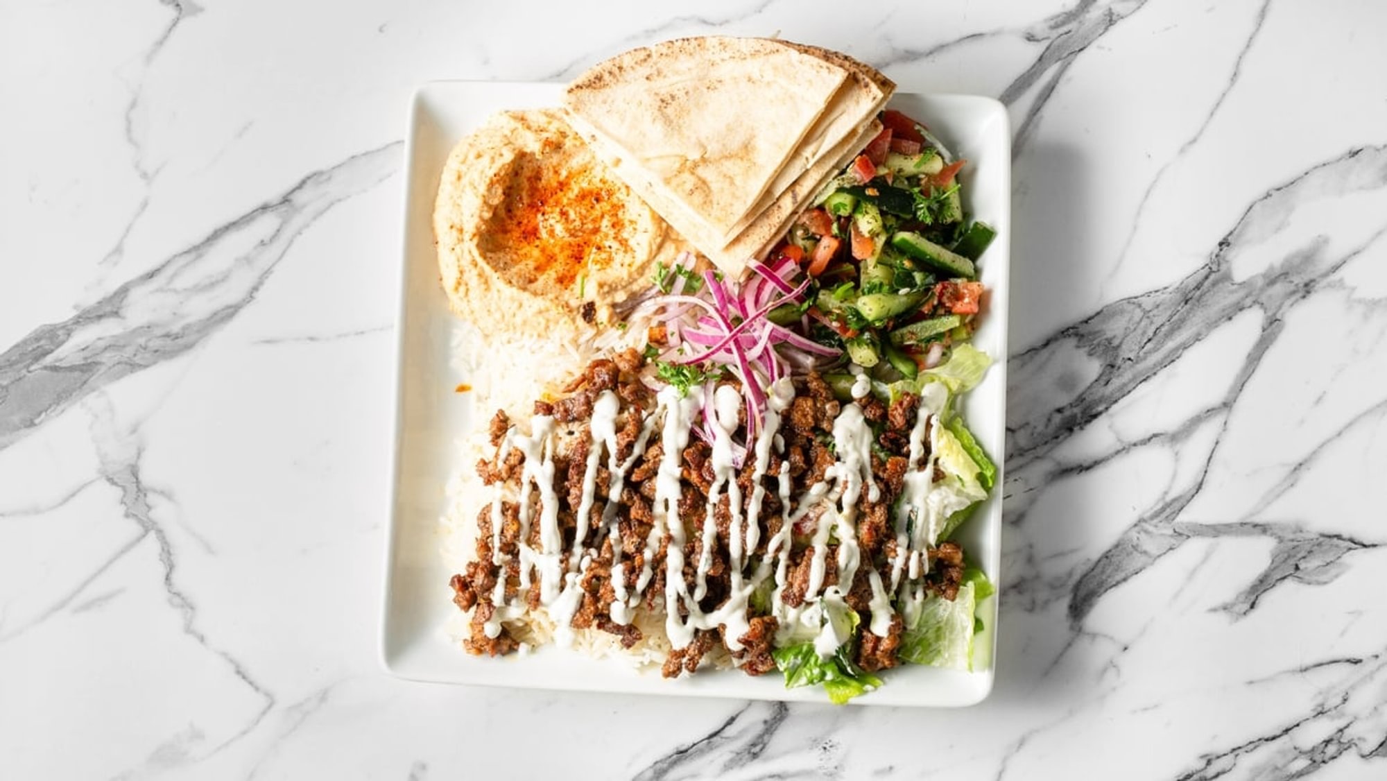6. Beef Shawarma Plate