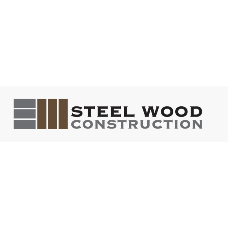 Steel Wood Construction Logo