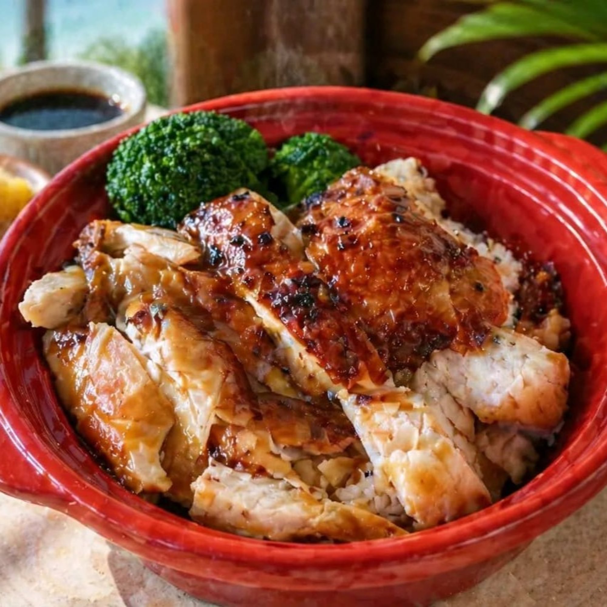 Rotisserie Chicken Over Rice