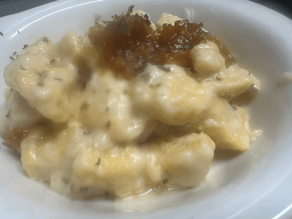 Sweet Potato Gnocchi Alfredo