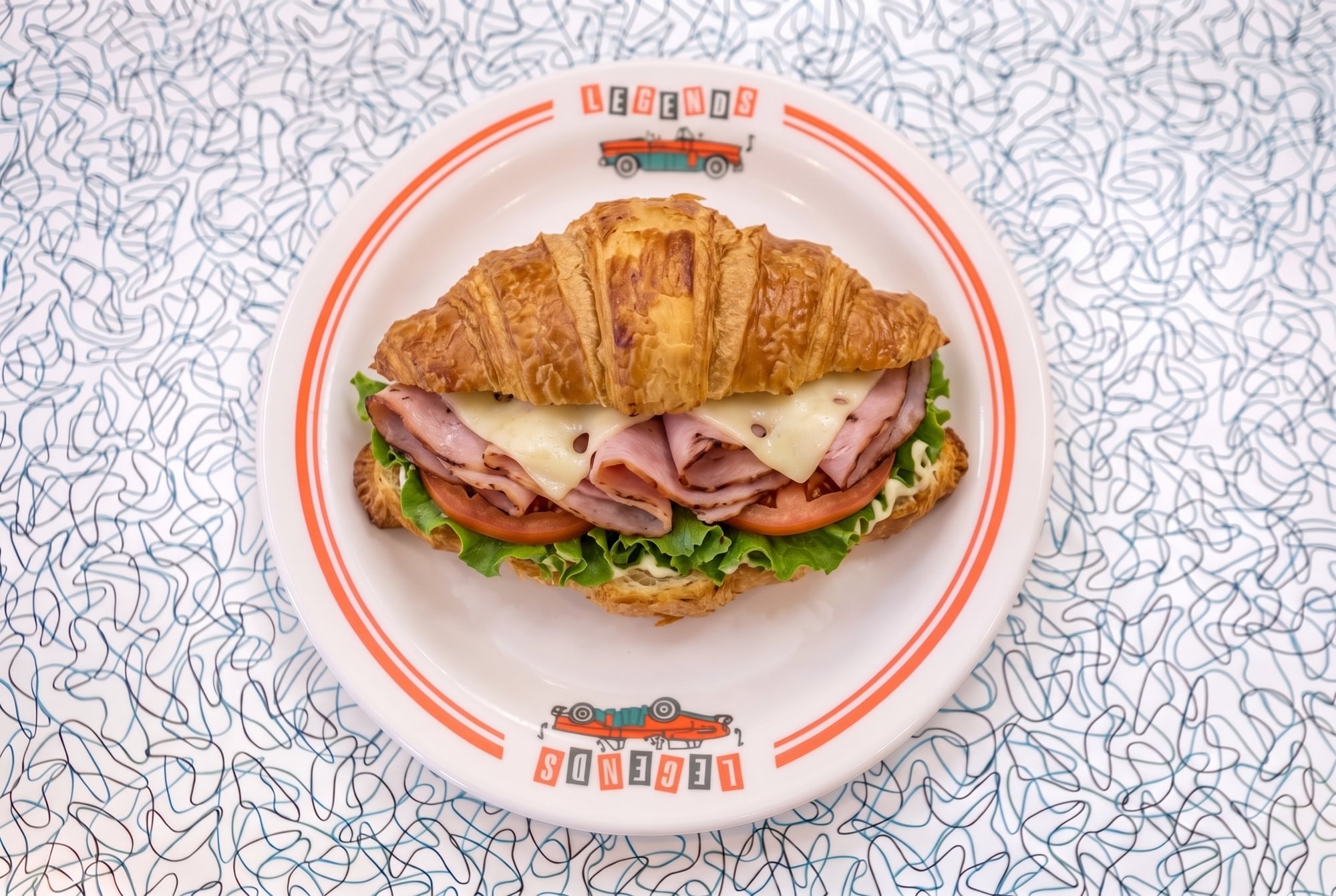 Grilled Ham & Cheese Sandwich