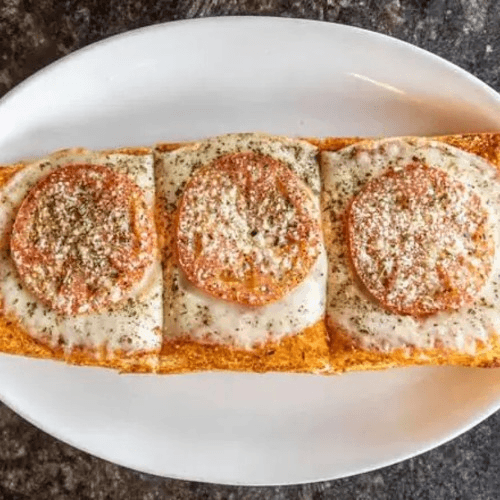 Garlic Cheese Bread with Tomatoes