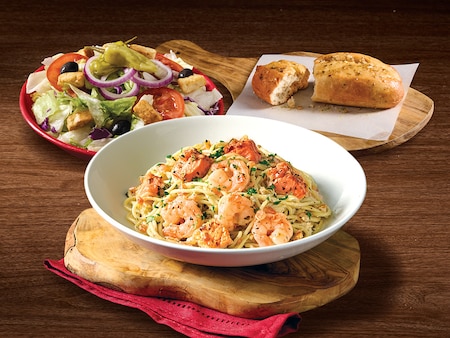 Shrimp & Salmon Spaghetti 