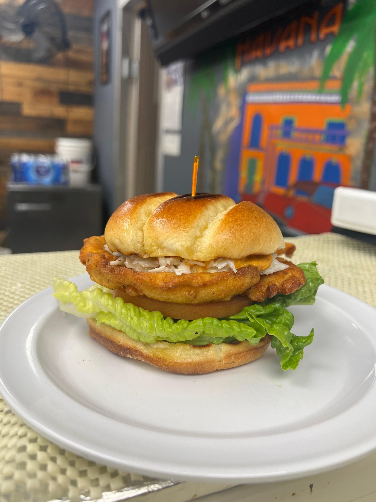 Crispy Chicken Sandwich with Fries