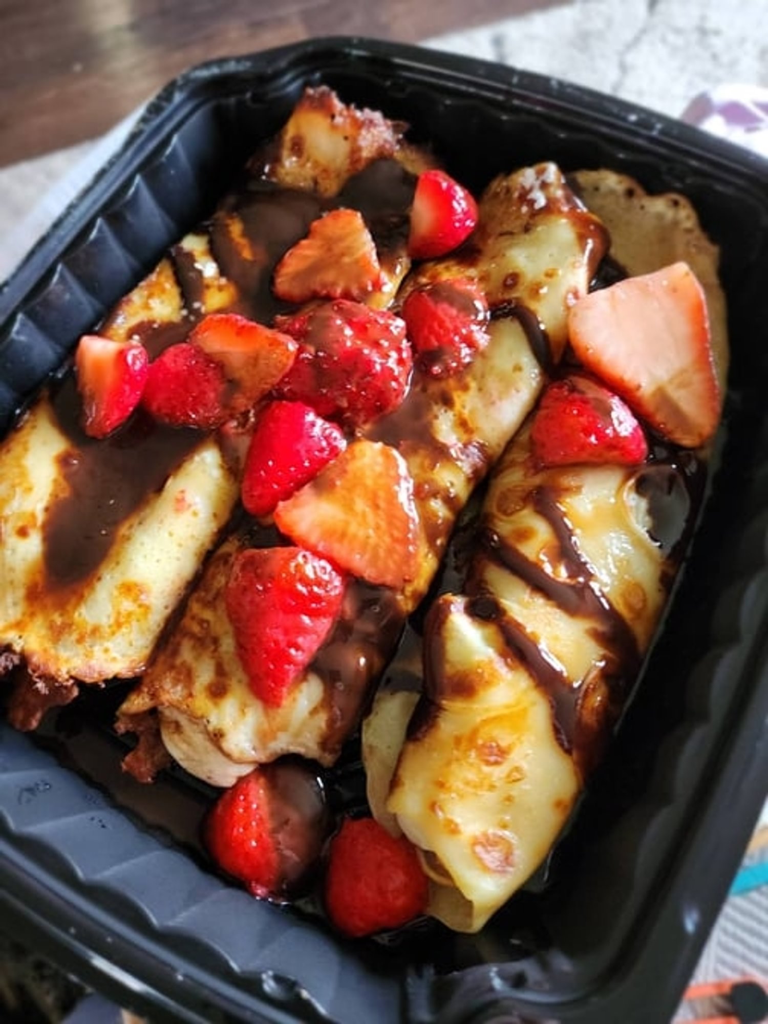 Lena's Cinnabon Crepe