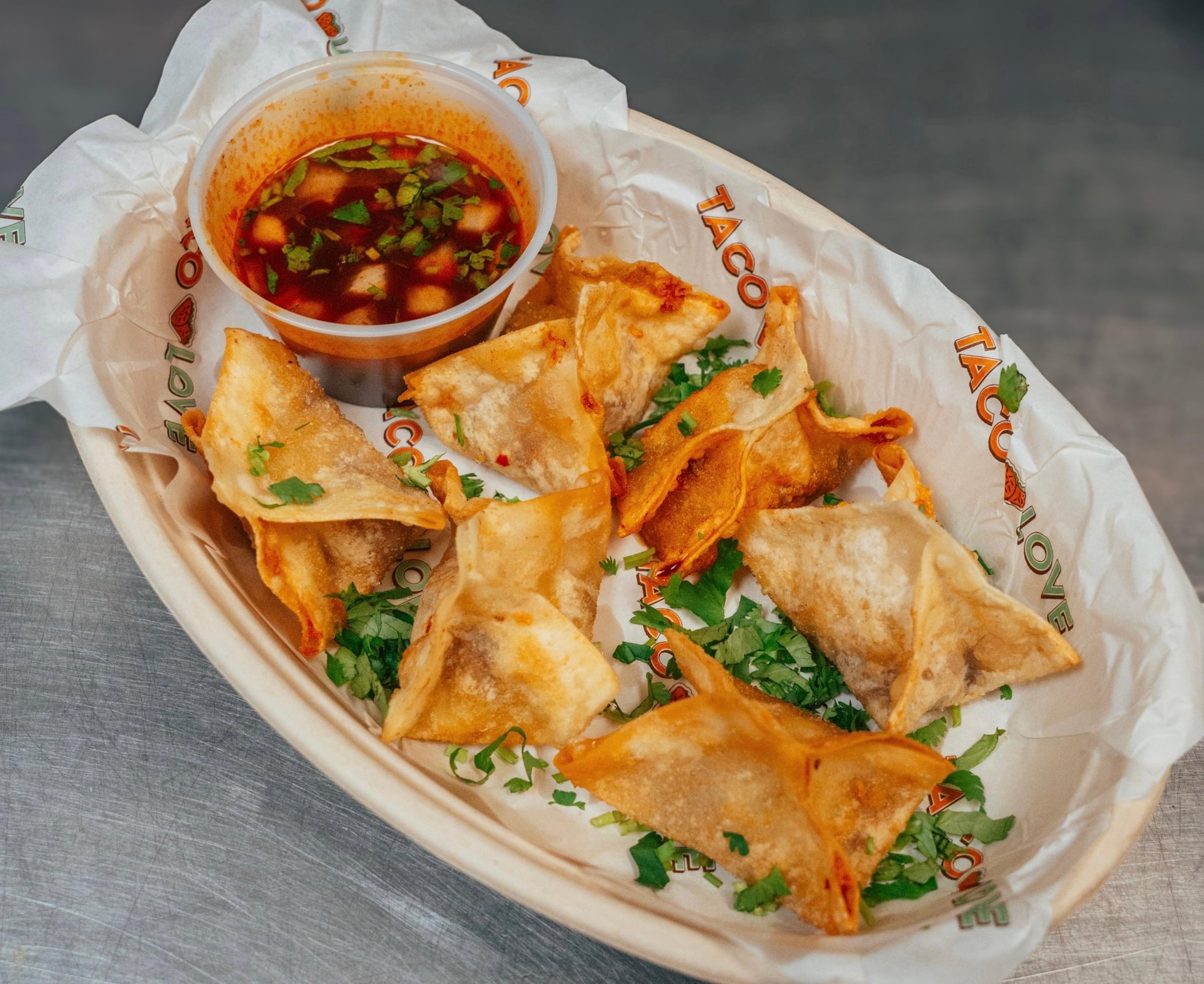 Birria Wontons