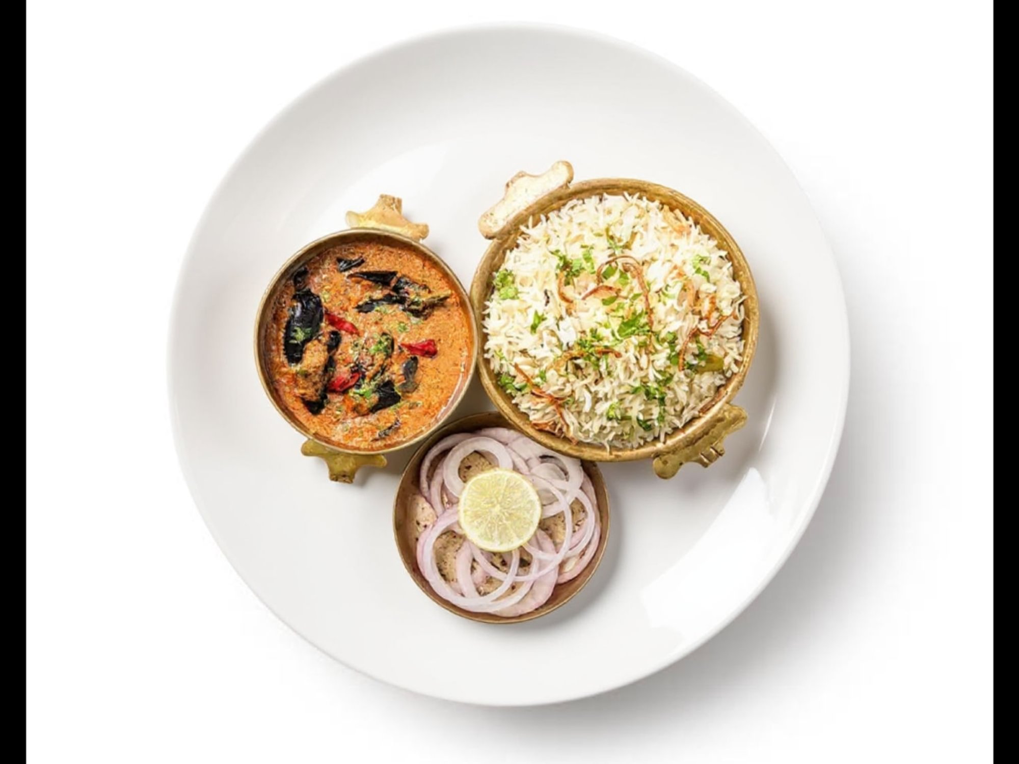 Bagara Rice with Guthi Vankaya